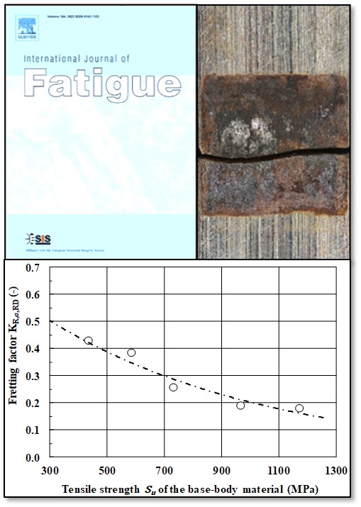 Publication of research results in the field of fretting fatigue