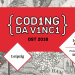 Werbung für Coding da Vinci Ost in Leipzig