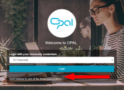 Opal Welcome Page